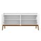 Manhattan Comfort Mid-Century Modern Gales 63.32 Sideboard with Solid Wood Legs in Matte White SB-62722-WH - alternate 7